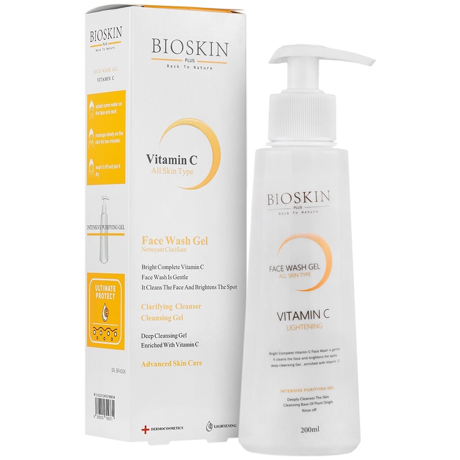 ژل شستشو بایو اسکین ویتامین سی