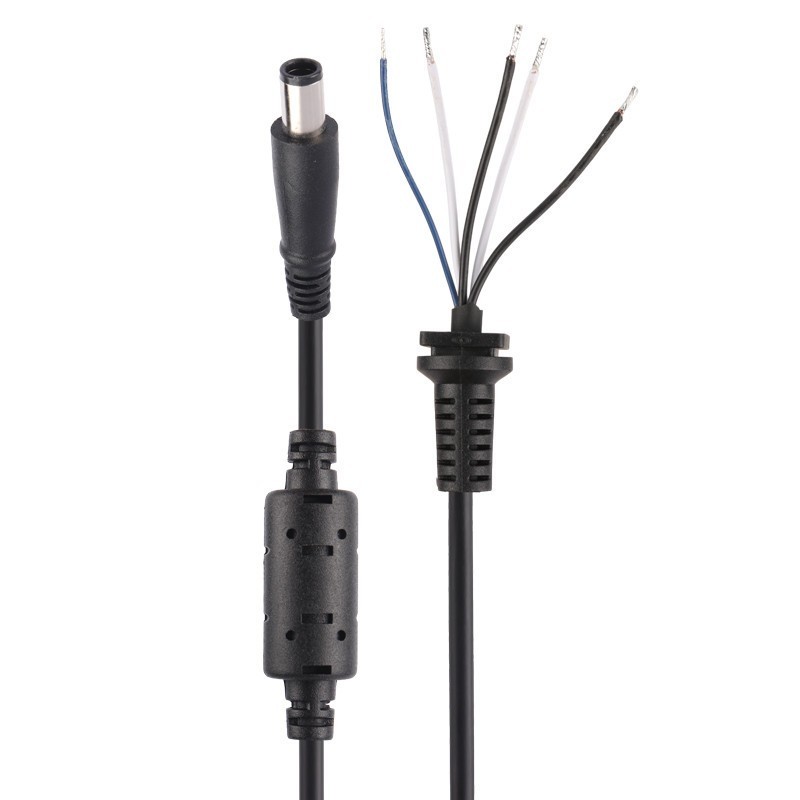 کابل تعمیری شارژر لپ تاپ HP  Dell سوکت بزرگ پنچ سیم