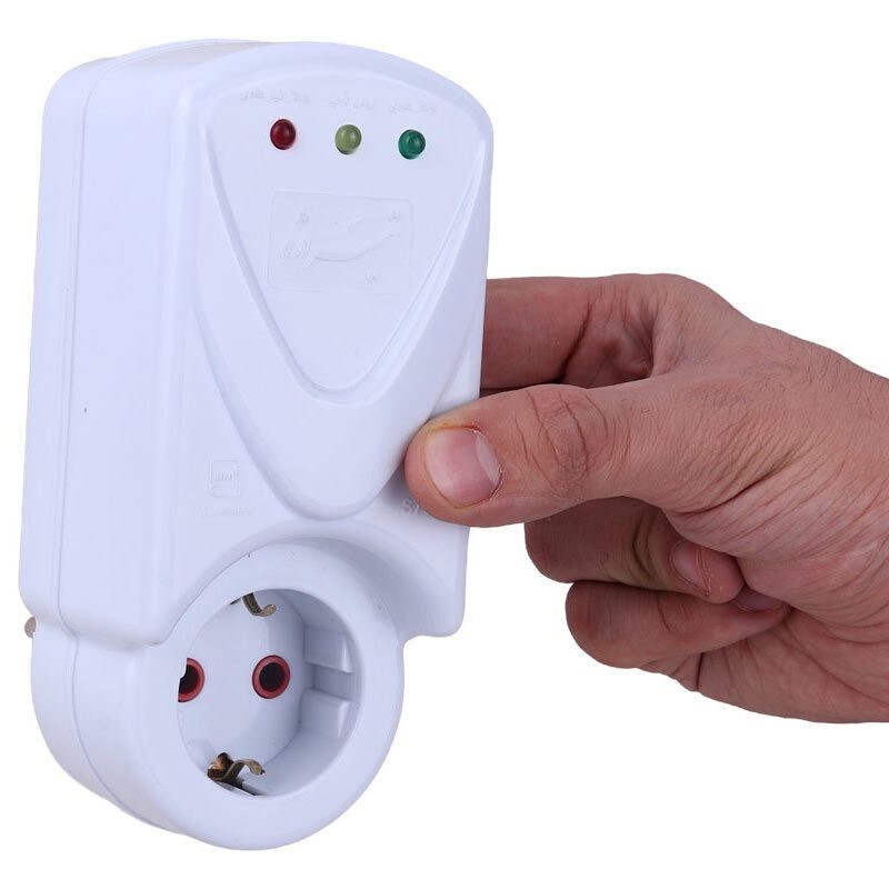 محافظ برق لباسشویی و ظرفشویی ارت دار تیراژه S7000 کد 2