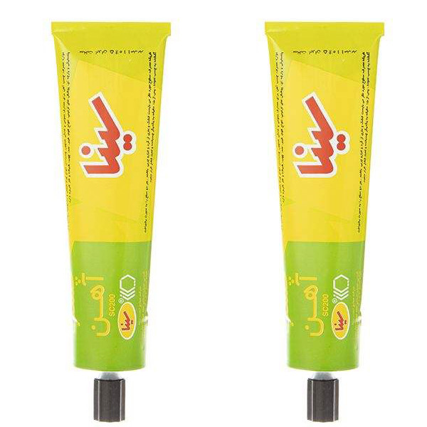 چسب آهن سینا کد 4089401 حجم 100 میلی لیتر بسته 2 عددی