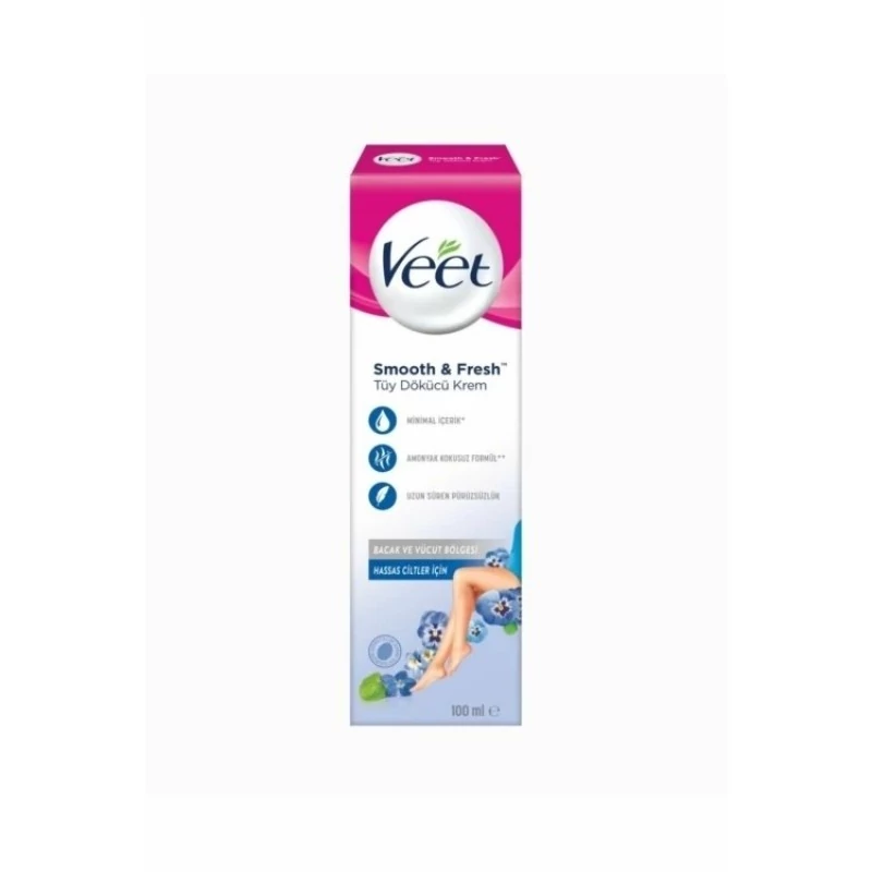 کرم موبر ویت veet برای پوست های حساس حجم 100 میل
