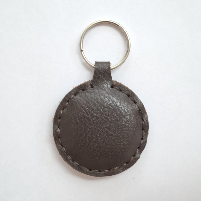 سرکلیدی سوزن دوز چرم آلین مدل گل بافت