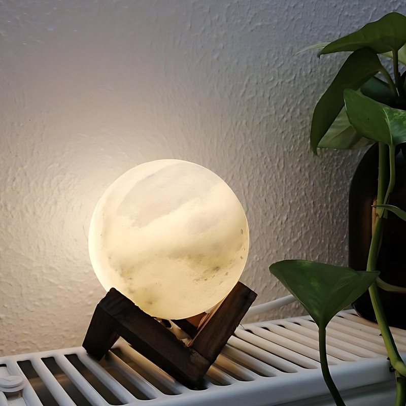 آباژور سنگ نمک مدل گوی