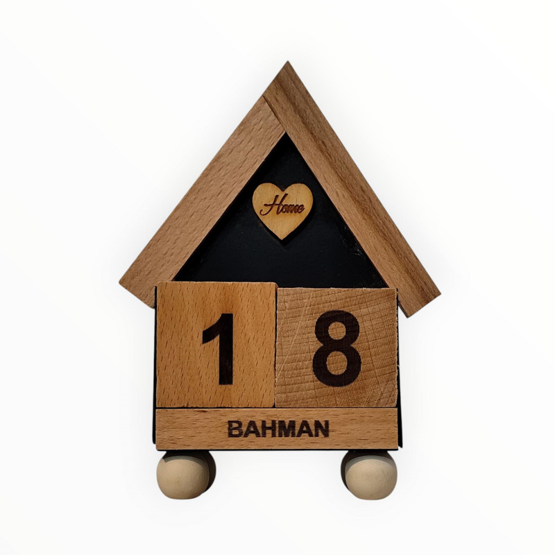 تقویم رومیزی مدل خانه