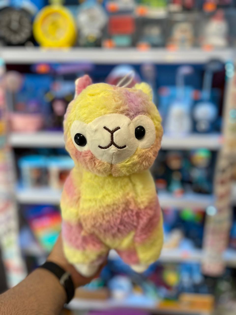 عروسک لاما آبرنگی 30 سانتی