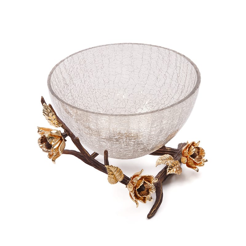 آجیل خوری - شاخه آنیکا ظرف شیشه ای B3 (تک شاخه) شامپاینی برند ریتون