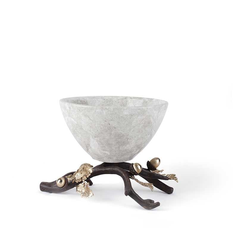 آجیل خوری - شاخه بلوط ظرف سنگی B3 سنگ خاکستری برند ریتون