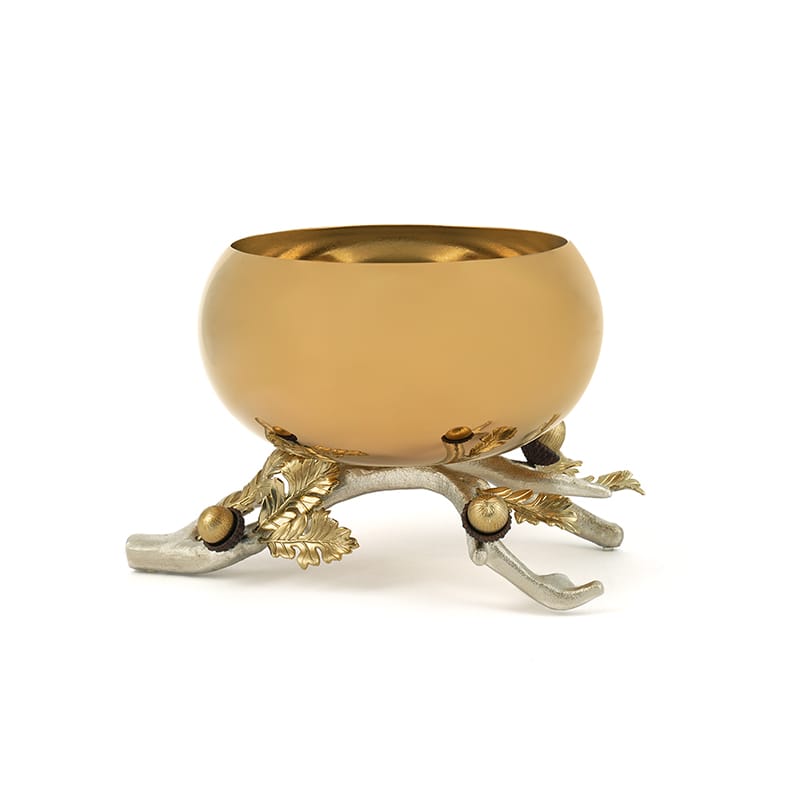 آجیل خوری - شاخه بلوط ظرف فلزی C3 برند ریتون