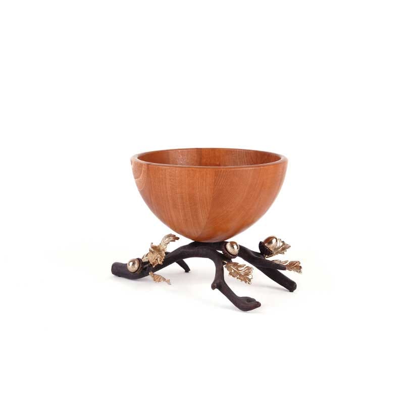 آجیل خوری - شاخه بلوط ظرف چوبی B3 چوب روشن برند ریتون مبلمونسرا مدل 265676