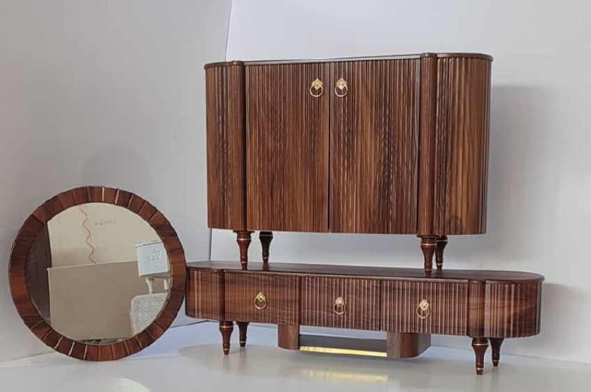 میز تی وی وآینه کنسول ست کامل مدل یاس