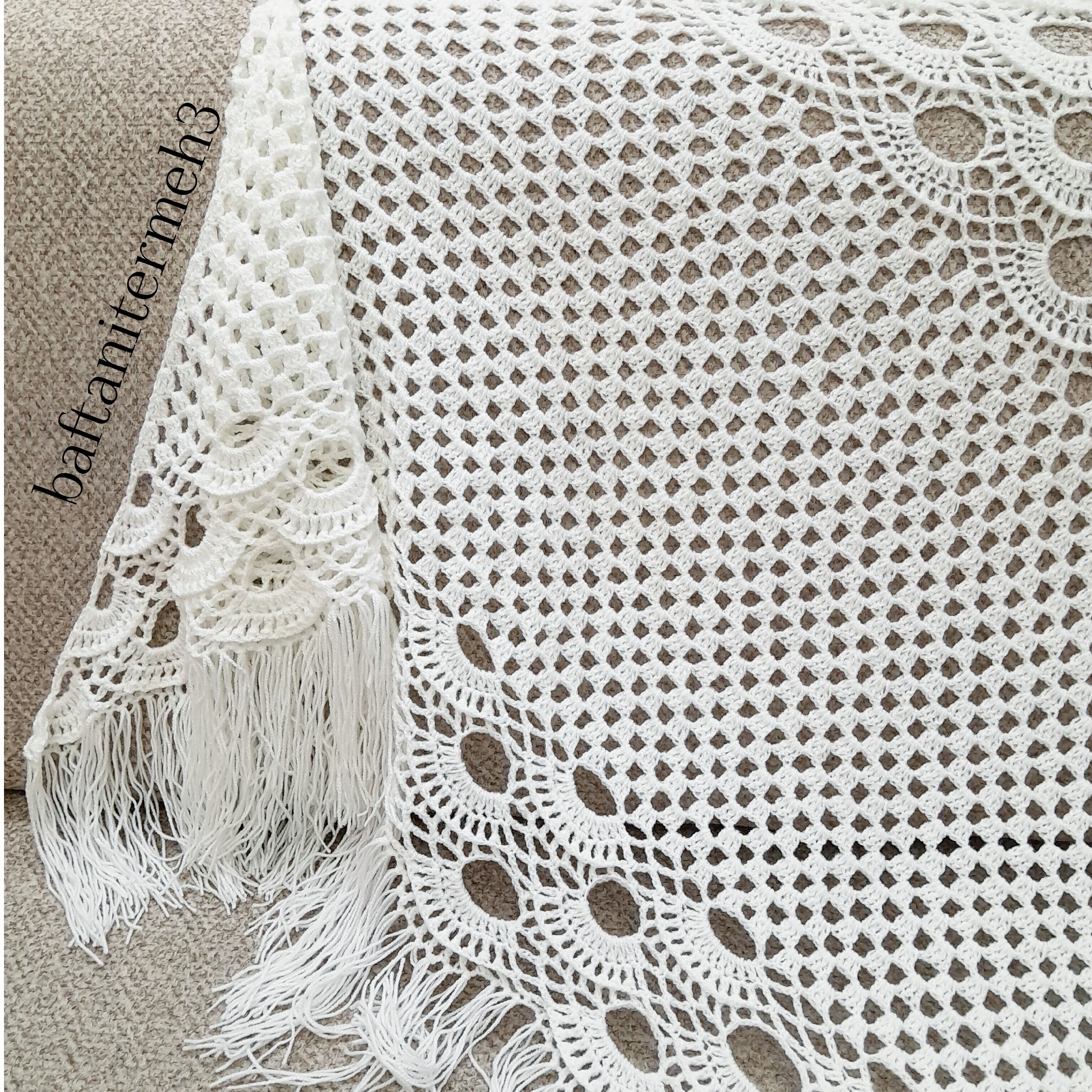 اشارپ زنانه سه رنگ