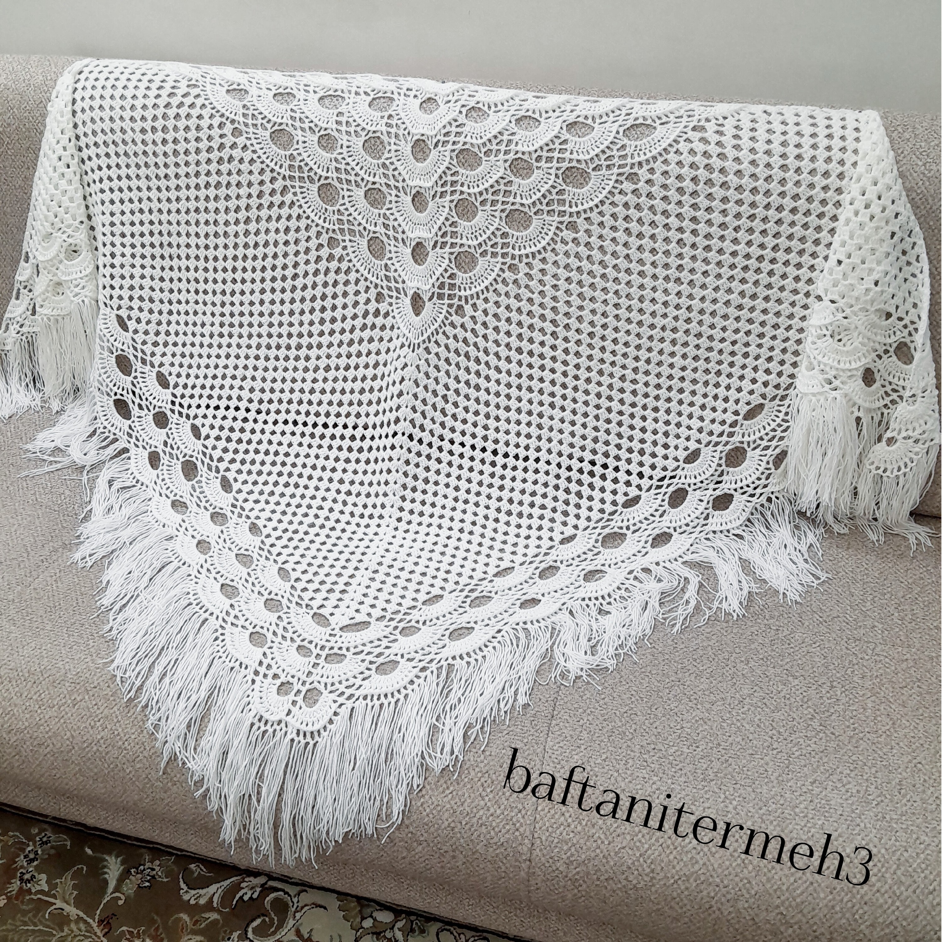 اشارپ زنانه سه رنگ