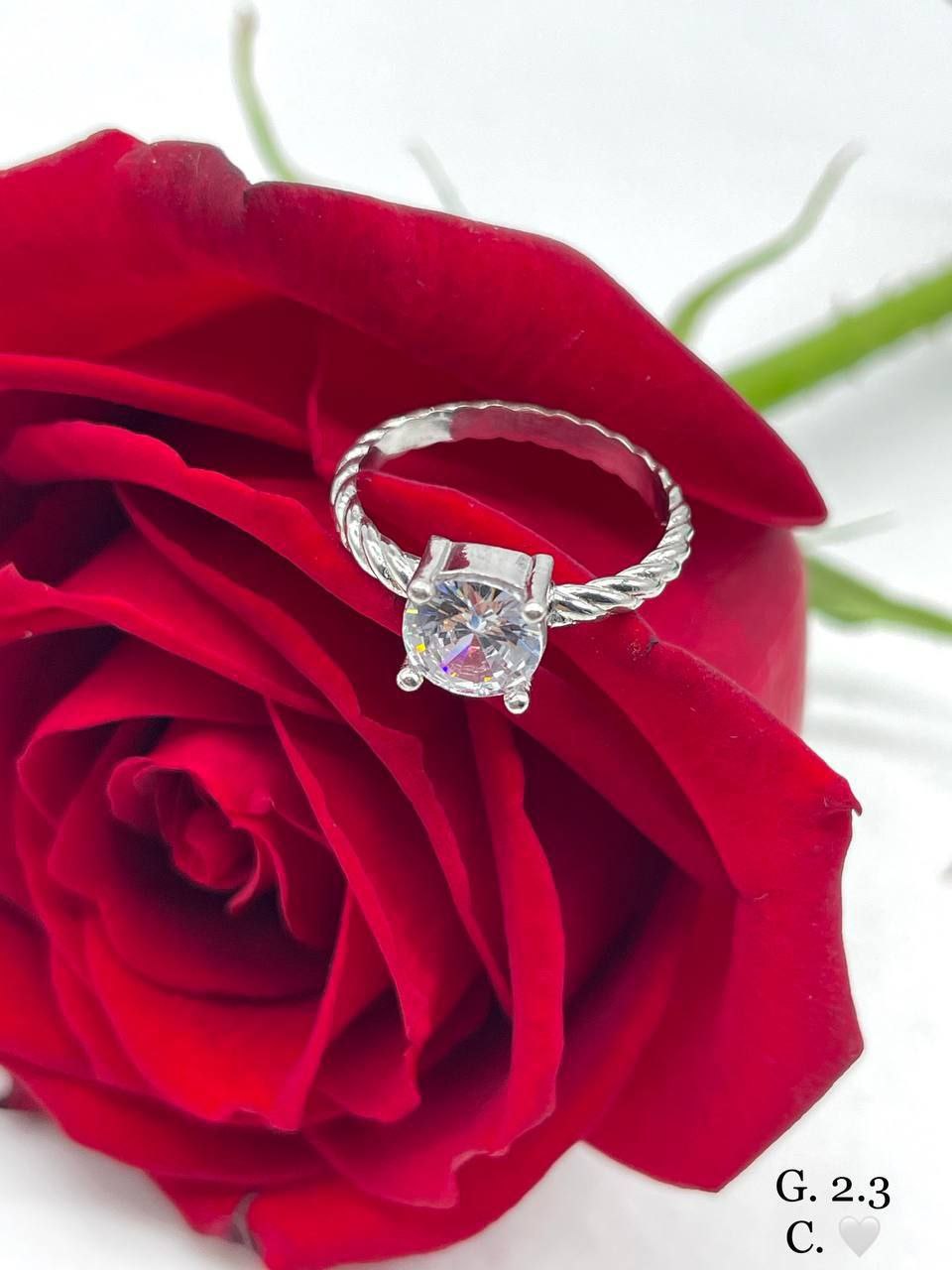 انگشتر نقره زنانه کد SWA232