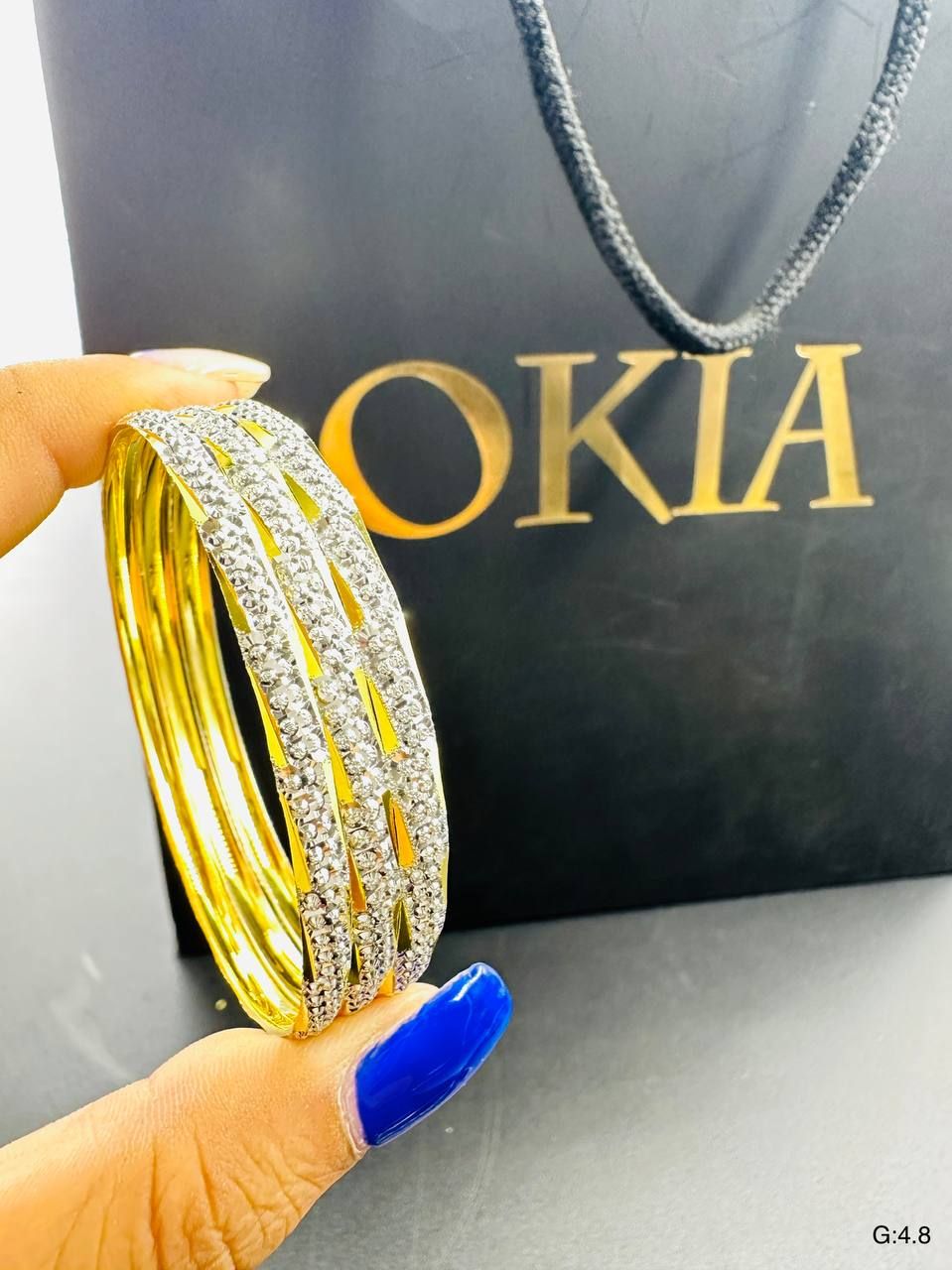 النگو نقره زنانه | اکیا | ظریف کد SWAL49