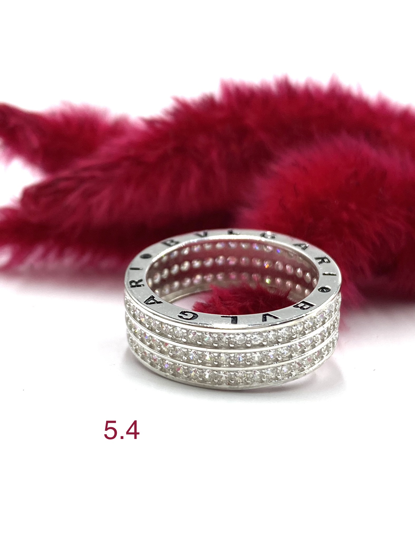 انگشتر نقره زنانه | مدل بولگاری | حلقه ای و شیک کد SWA165