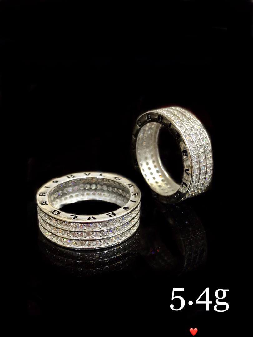 انگشتر نقره زنانه | بولگاری | فول نگین کد SWA417