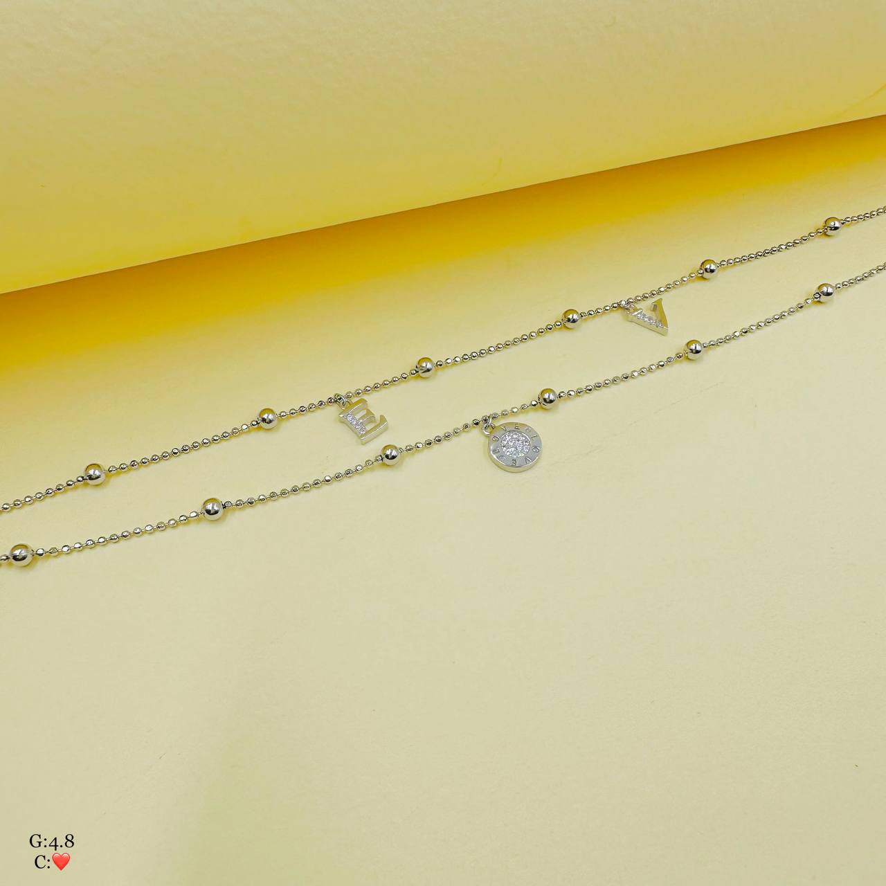 پابند نقره زنانه مدل توپی ساده کد SWPB11