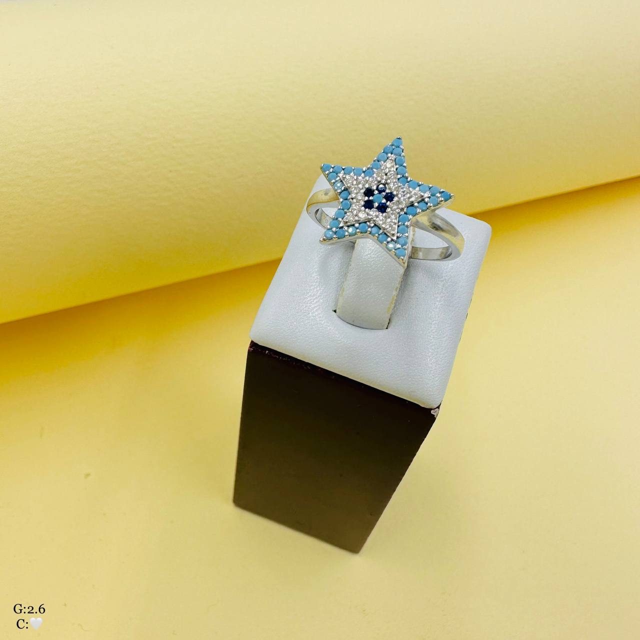 انگشتر نقره زنانه کد SWA132