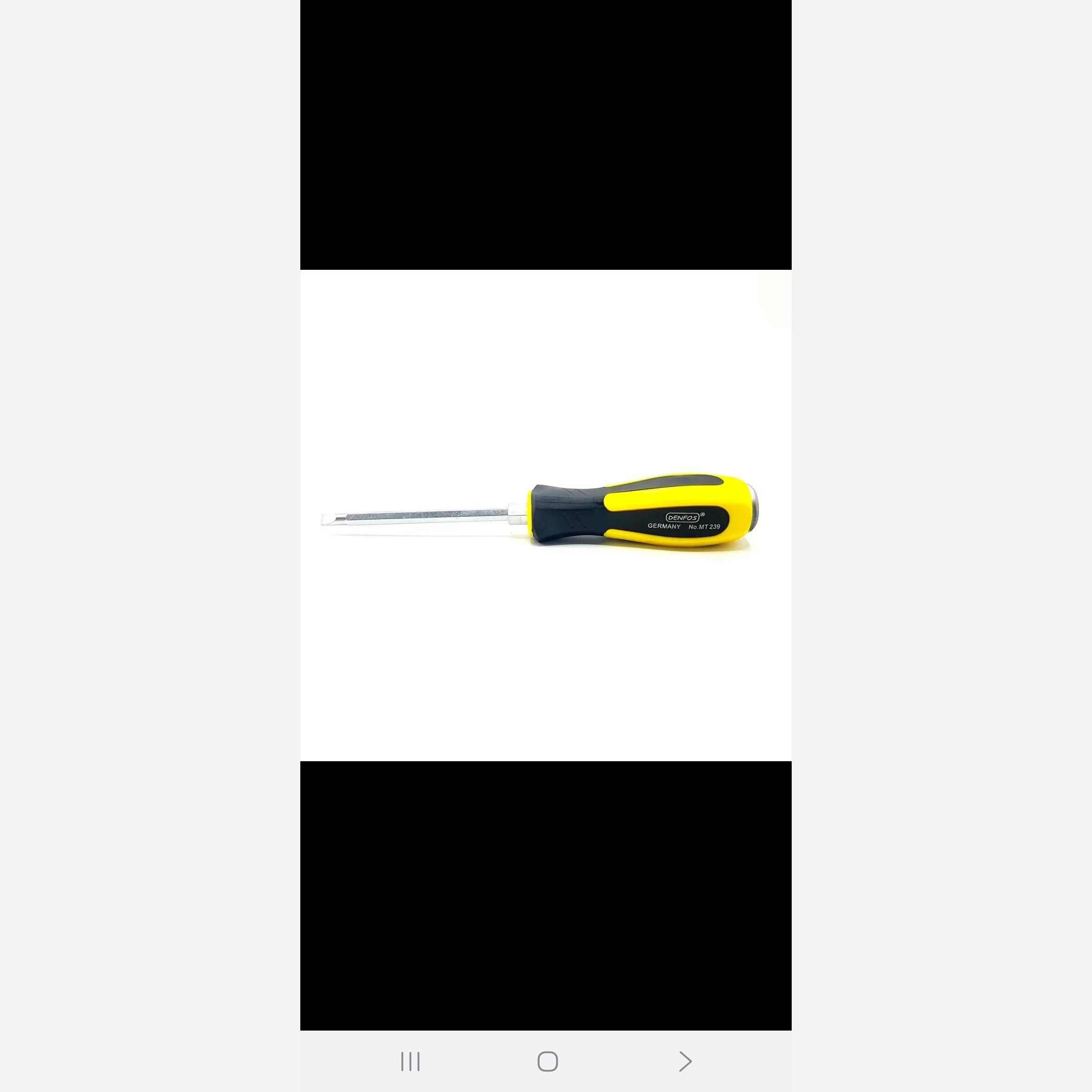  پیچ گوشتی دوطرفه  دنفوس آلمان6 عددی ضربه خور جنس اعلا و صنعتی