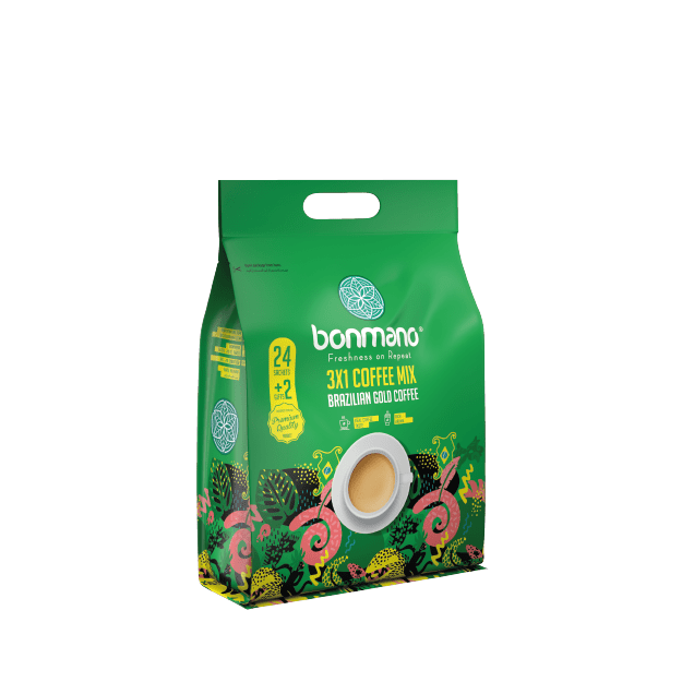کافی میکس 1*3 گلد برزیل بن مانو