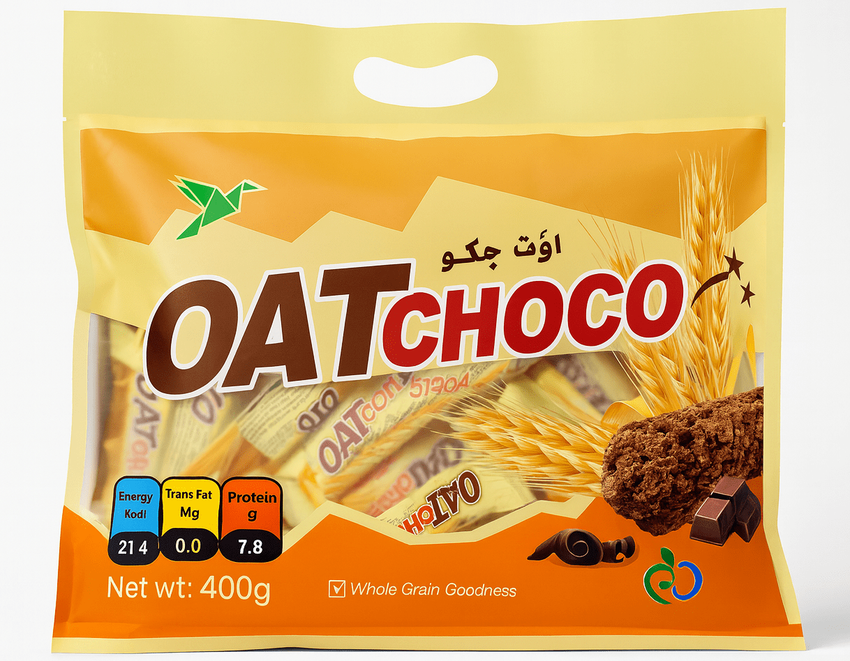 غلات فرآوری شده کاکائویی اوت چکو OAT CHOCO
