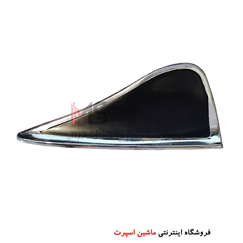 آنتن بال کوسه ای تزئینی مشکی نقره ای