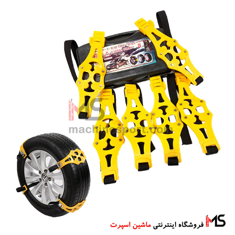 زنجیر چرخ پلیمری میخ دار