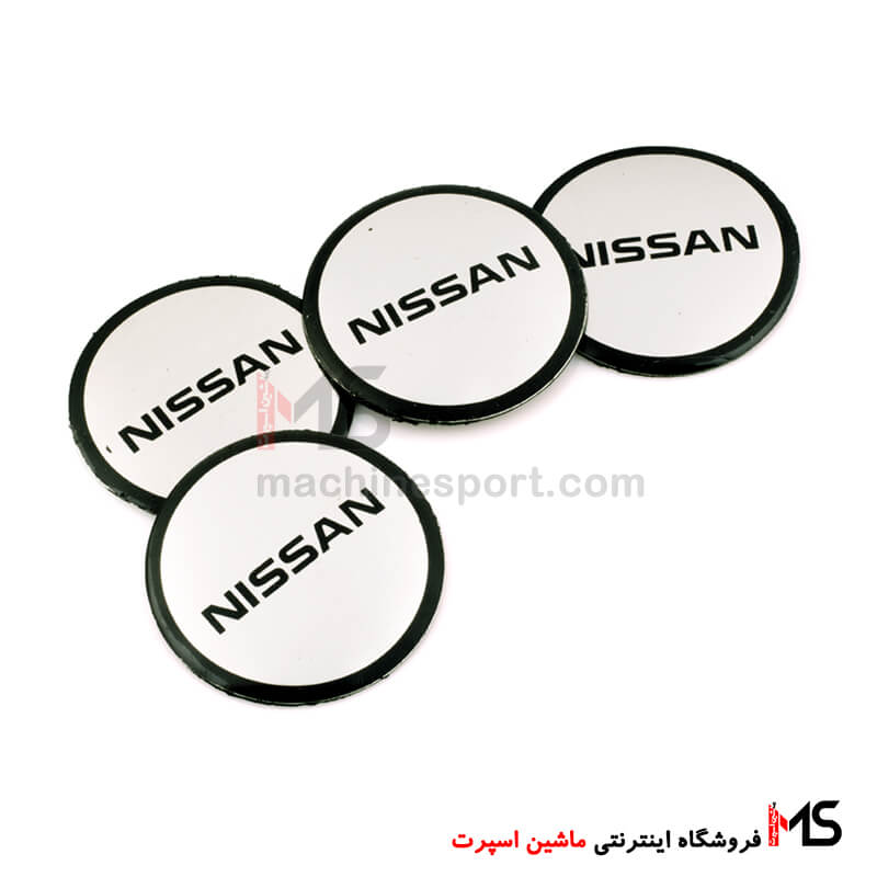آرم کاپ رینگ طرح نیسان Nissan نقره ای