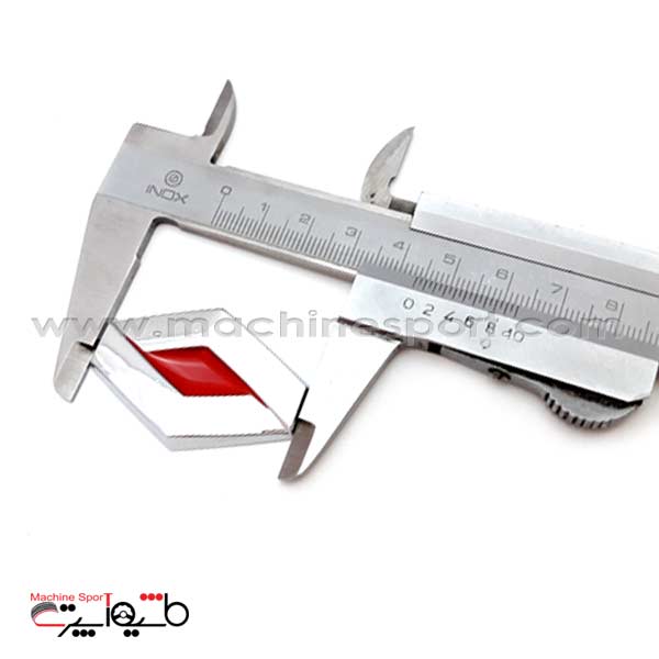 آرم رنولت Renault خوشه دار سایز 6.2 سانت قرمز رنگ