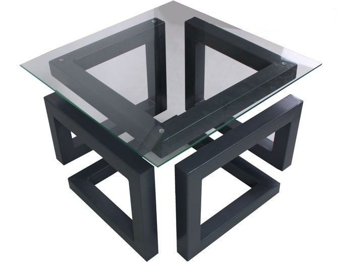 میز عسلی طرح مکعبی مدل MA01