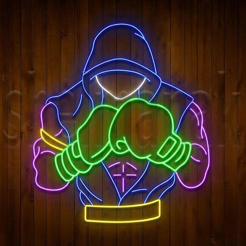 تابلو نئون طرح بوکسور کد 5388 NE