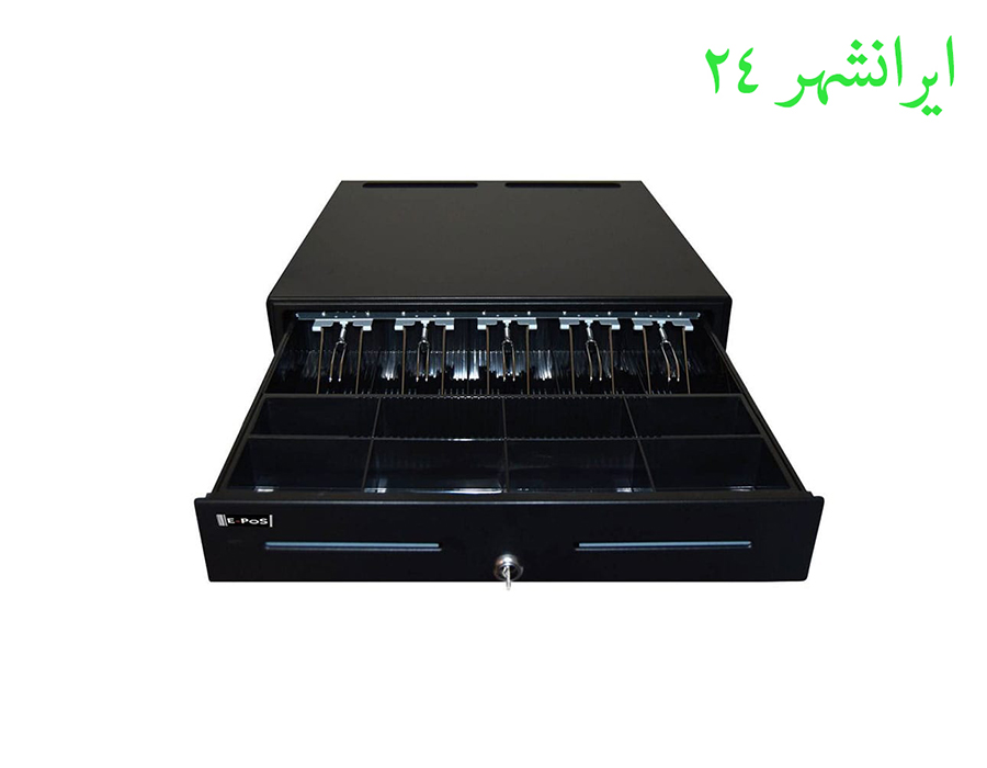 کشوی پول ای پوز 5 خانه رنگ مشکی