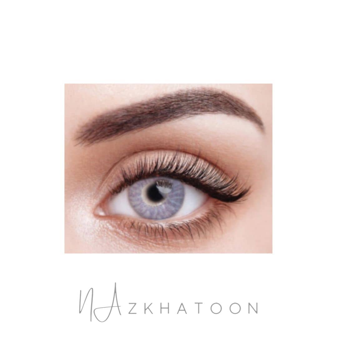 لنز رنگی چشم نیو ویژن گری 1 | New Vision Colored Eye Contact Lens Gray 1