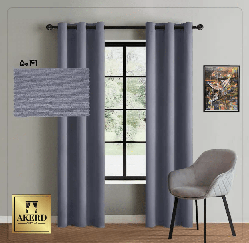 پرده پانچ مخمل هازان 5041