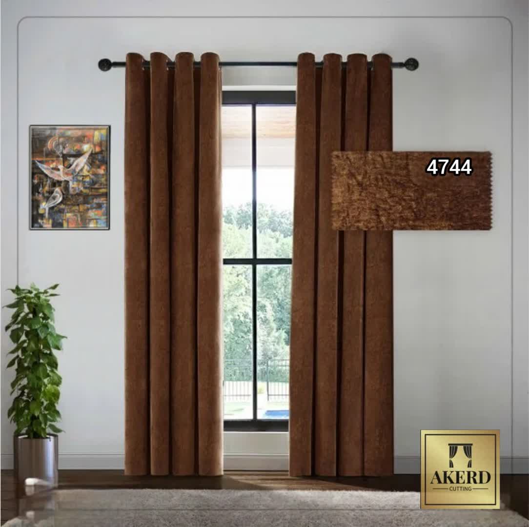 پرده پانچ مخمل شانل 4744