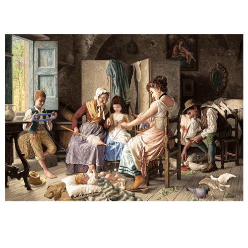 نخ و نقشه فرانسوی طرح کانون خانواده کد 24161