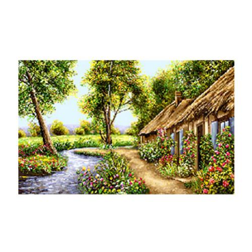 نخ و نقشه تابلو فرش منظره کد 23239