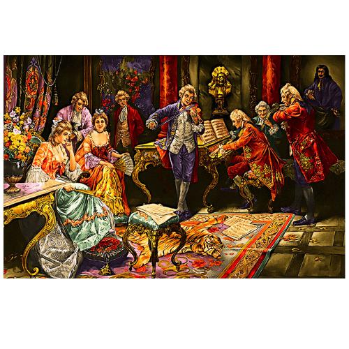 نخ و نقشه فرانسوی طرح مهمانی تارزن کد 24109