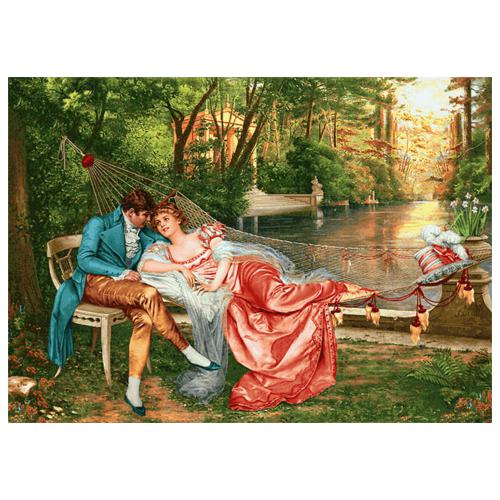 نخ و نقشه فرانسوی طرح باغ ونیز کد 24036