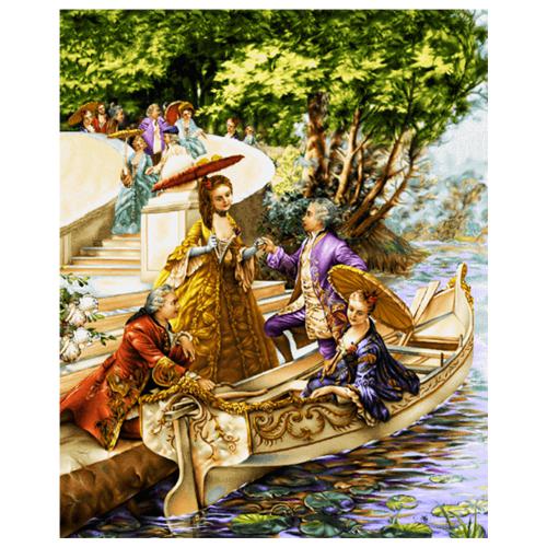 نخ و نقشه فرانسوی طرح قایق عشق کد 24391