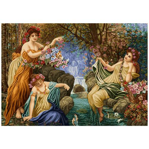 نخ و نقشه فرانسوی طرح سه پرنسس کد 24098