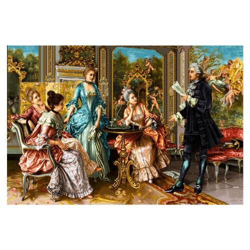 نخ و نقشه فرانسوی طرح شاعرجوان کد 24006