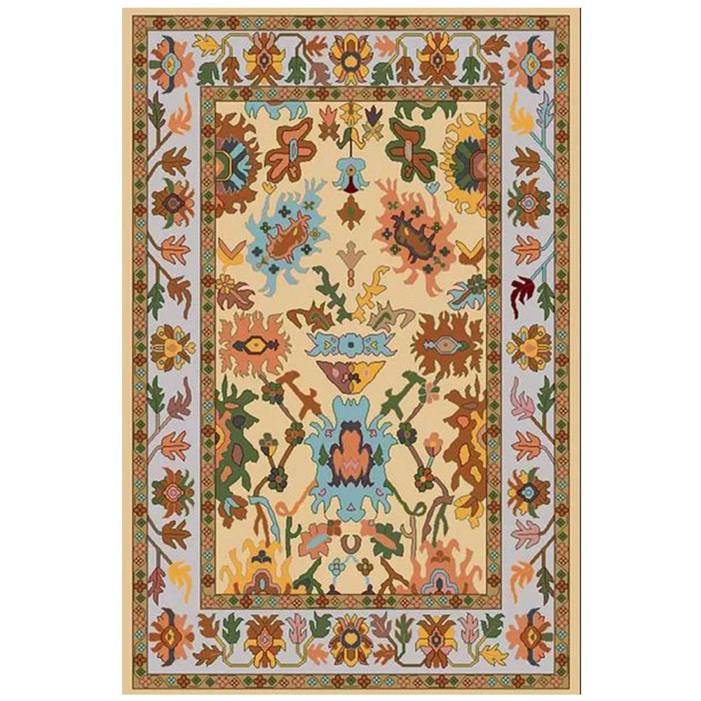 نخ و نقشه فرش دستباف سلطان آباد کد 55035