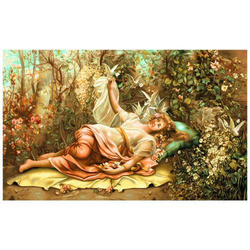 نخ و نقشه فرانسوی طرح پرنسس کد 24065