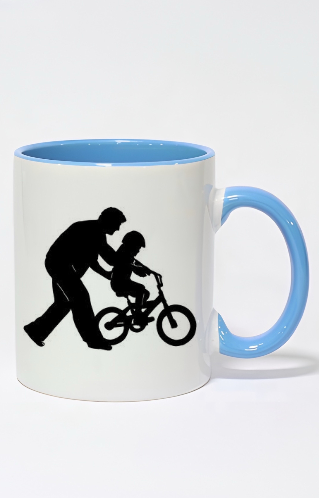 ماگ دسته و داخل رنگی طرح روز پدر کد 10598