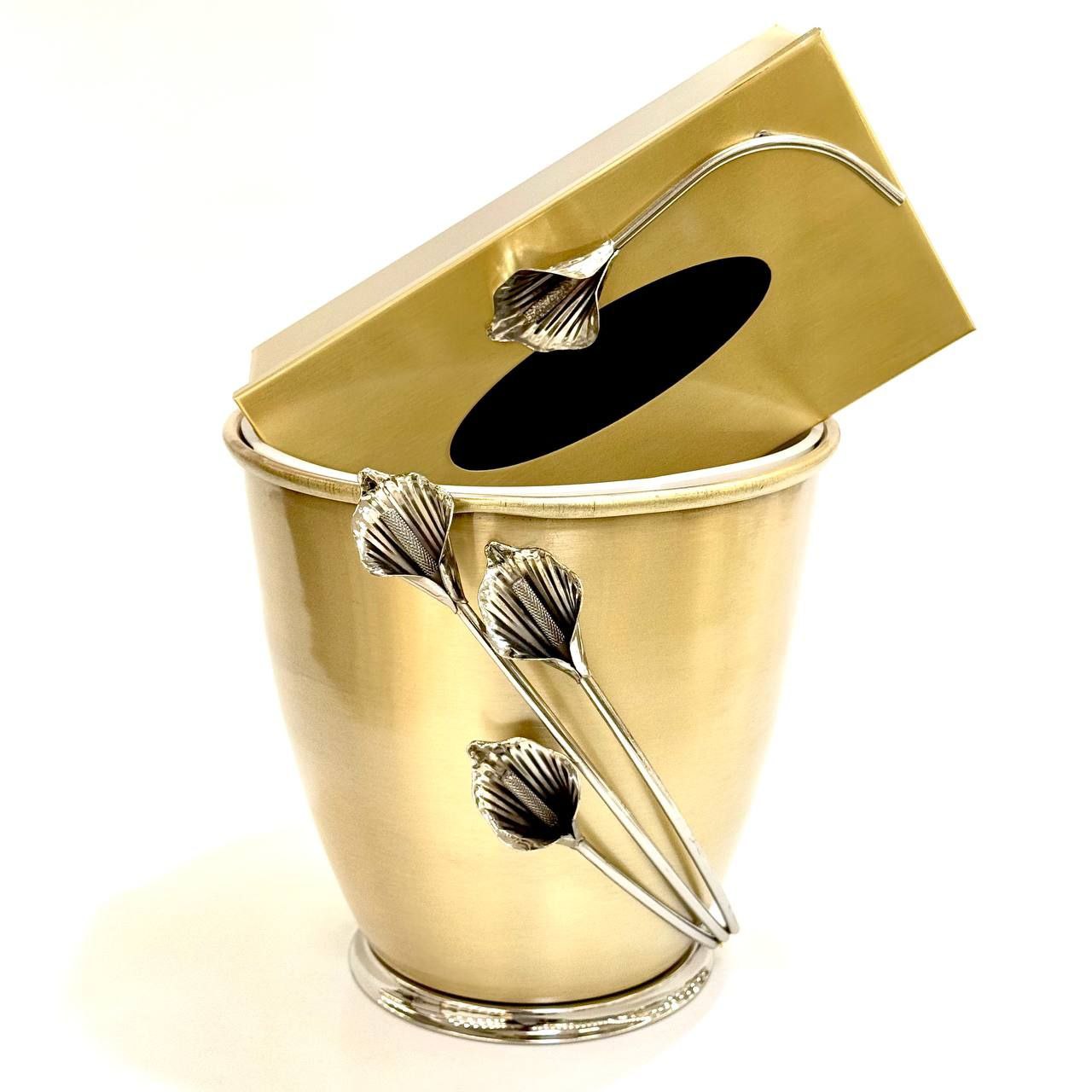 ست سطل و جادستمال لیلیوم برنجی سیلور 1892