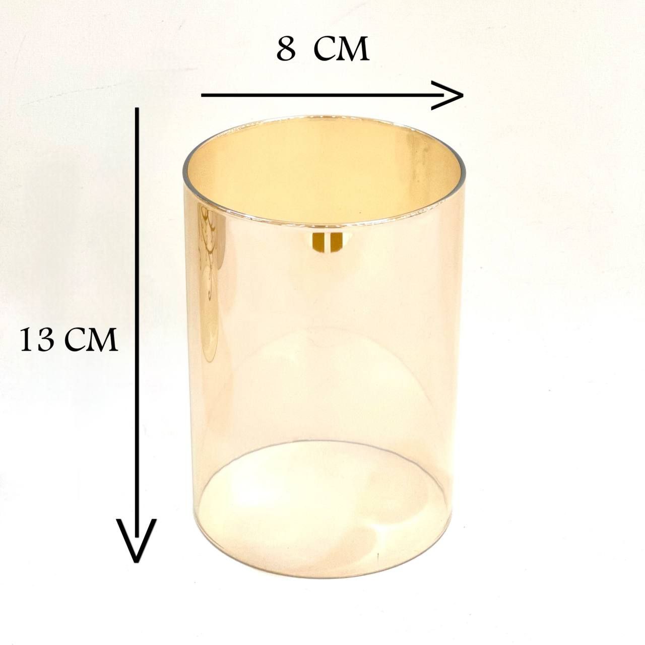 حباب شمعدان شامپاینی ساده قطر 8