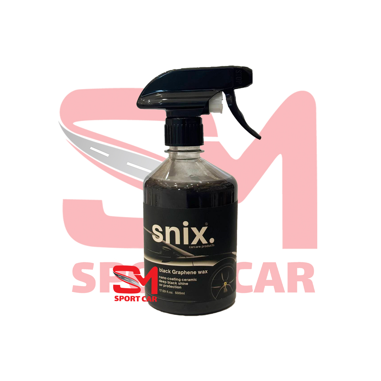 واکس گرافیتی مشکی snix 500ml