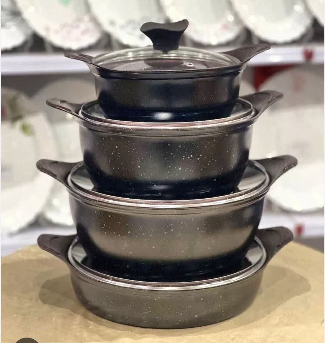 سرویس قابلمه 8 پارچه چدن چف