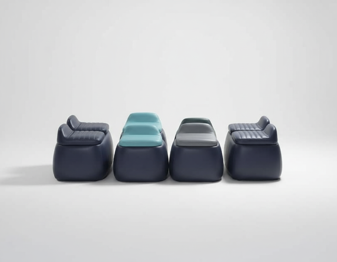 پاف مدرن اداری ،کافه و رستوران، صندلی آرایشی،صندلی انتظار(پس کرایه)